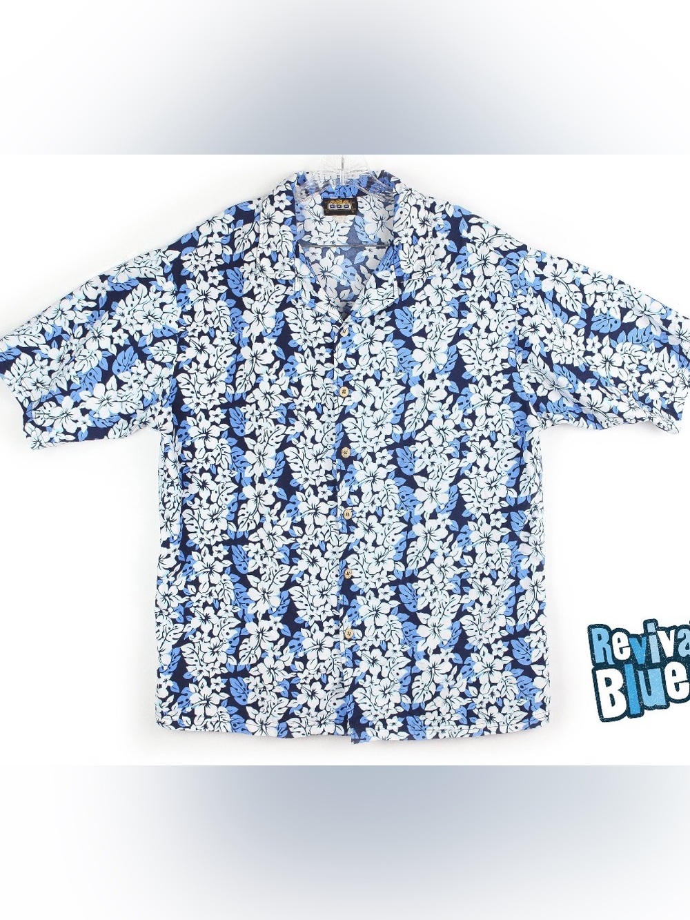 ODO Men's Hawaiian Short-Sleeve Button-Up Shirt